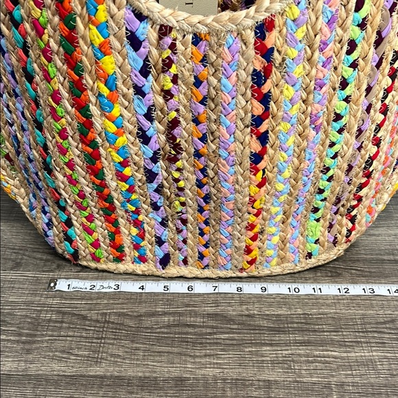 Beautiful!!! Antik Kraft Colorful Woven Tote!! ♥️💛💜 - Picture 14 of 15